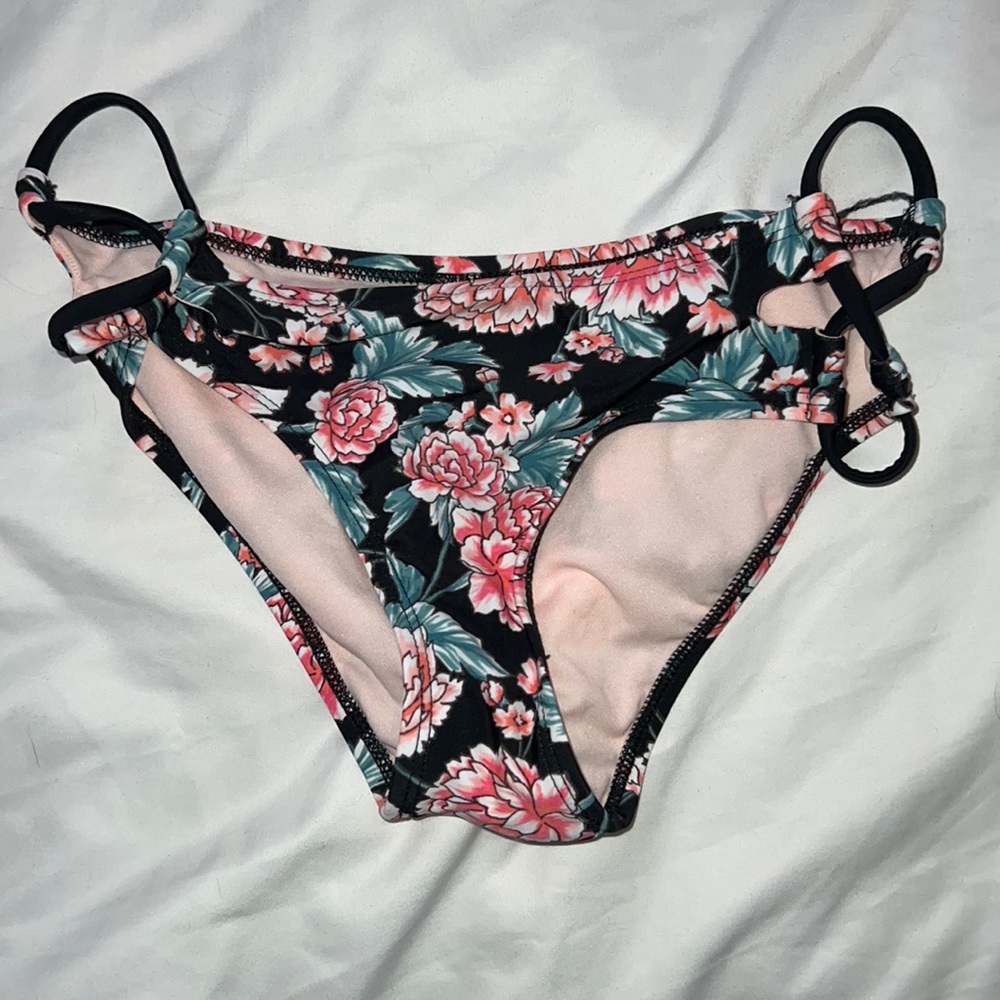 floral print swim bottoms size XS